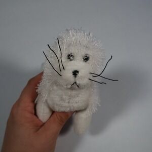 Ganz Webkinz Harp Seal White Plush Stuffed Animal Toy with W Logo HM154